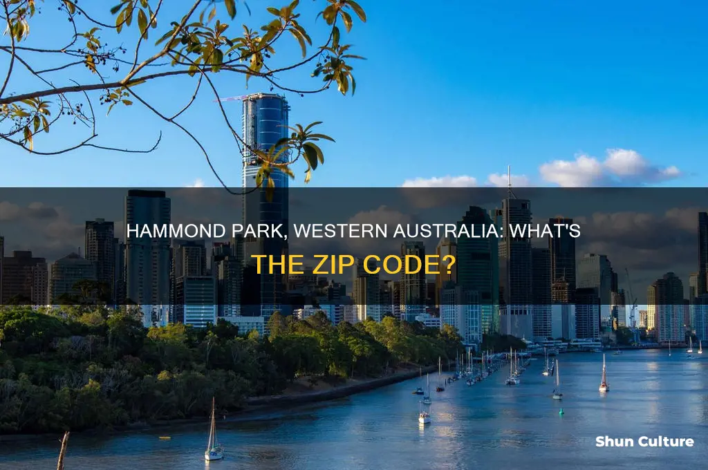 what is the zip code for hammond park western australia