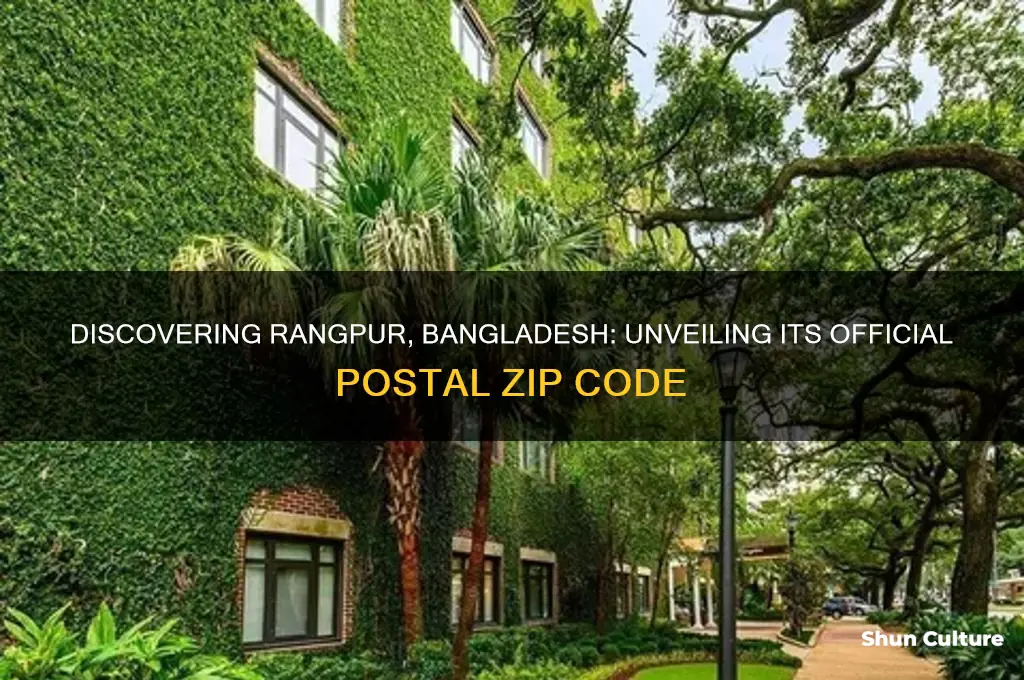 what is the zip code of rangpur bangladesh