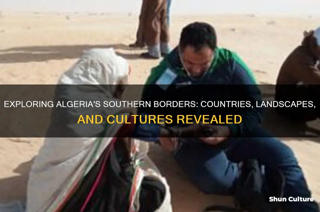 what is to the south of algeria