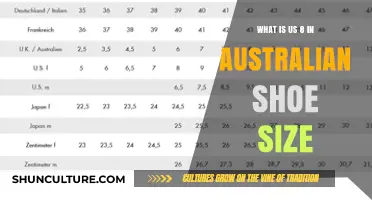 Australian Shoe Size: US 8 Conversion