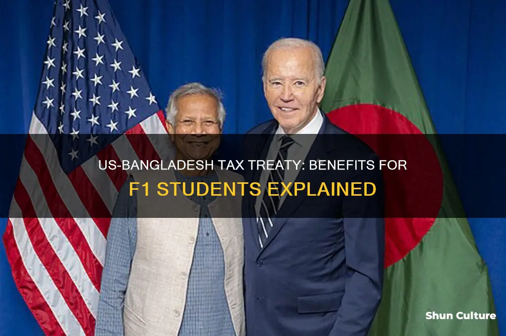 what is us bangladesh tax treaty f1 student