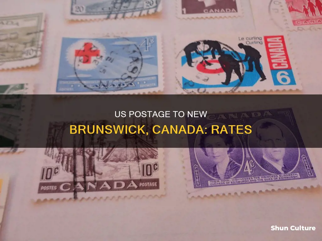 what is us postage to new brunswick canada