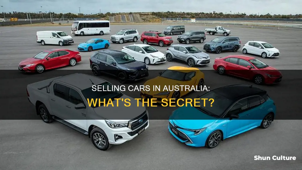 what is used in australia to sell cars