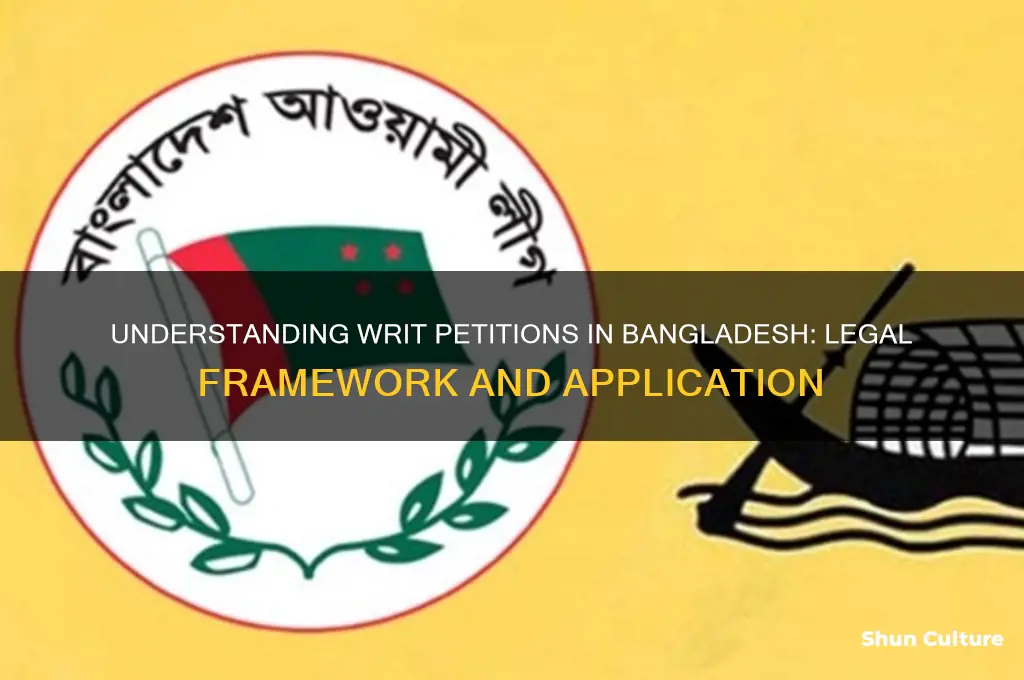 what is writ petition in bangladesh