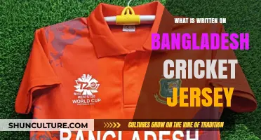 Bangladesh Cricket Jersey: Decoding the Inscriptions and Their Significance