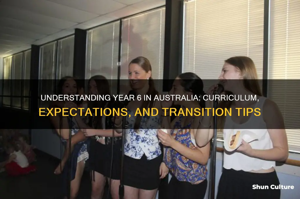 what is year 6 in australia