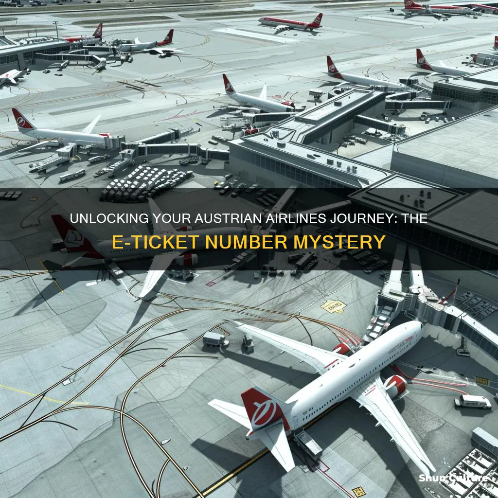 what is your e-ticket number for austrian airlines