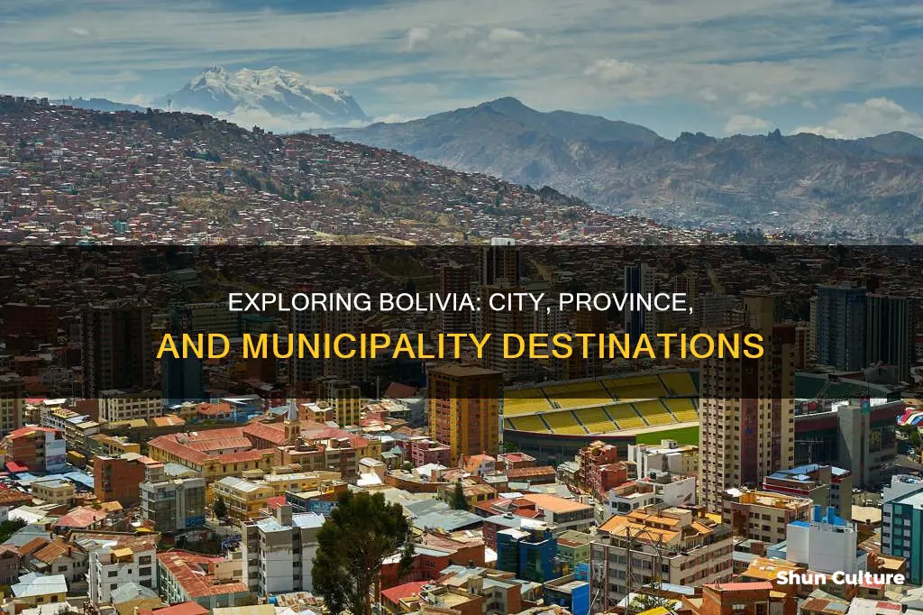 what is your main destination in bolivia city province municipality