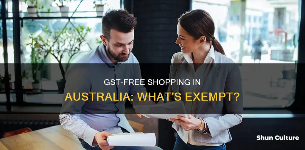 what items are gst free australia