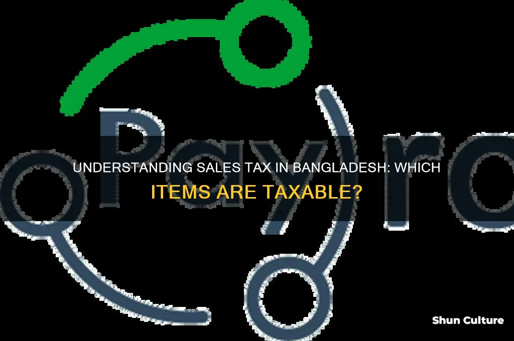 what items have sales tax in bangladesh