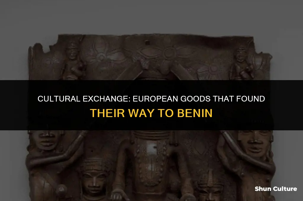 what items went from europe to benin
