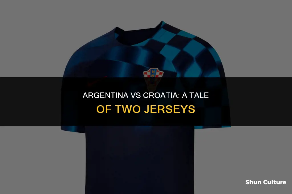 what jersey is argentina wearing vs croatia