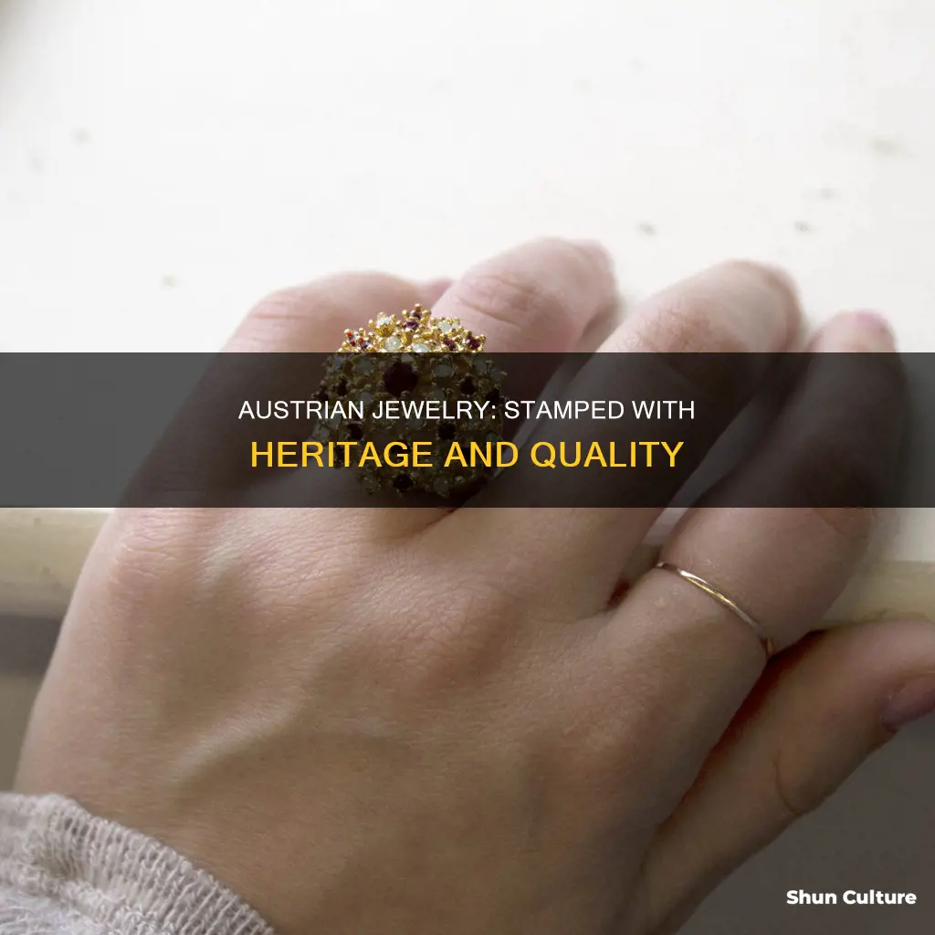 what jewelry is stamped made in austria