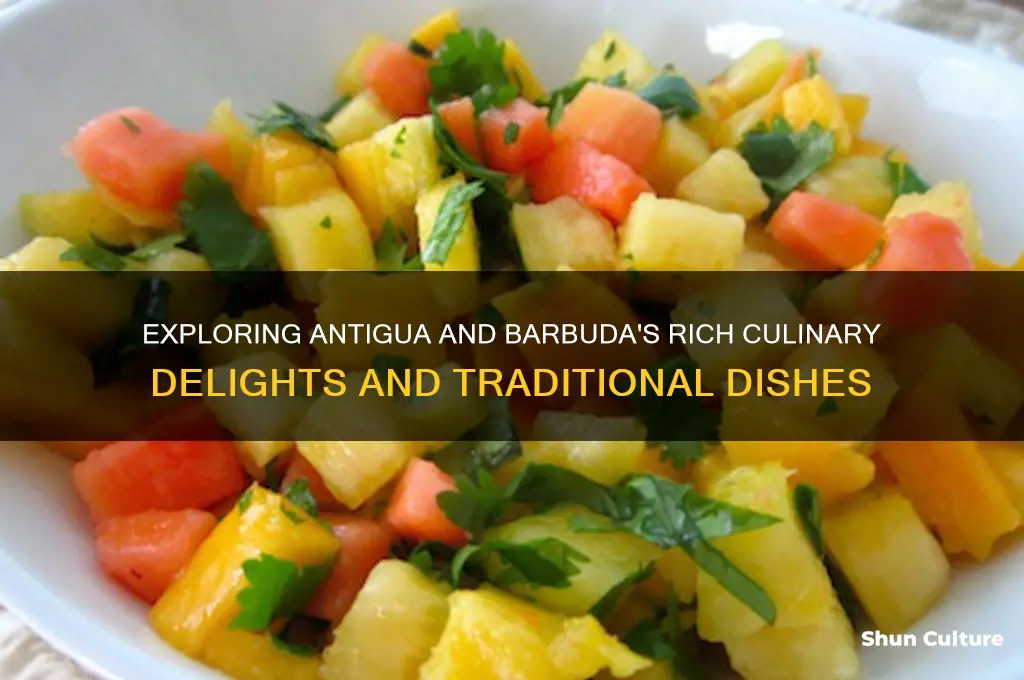 what kind of food used in antigua and barbuda