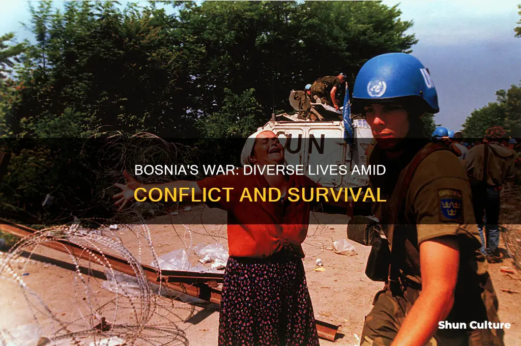 what kind of people lived in bosnia during the war
