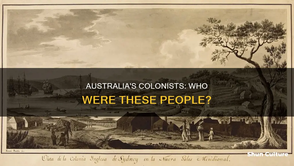 what kind of people were the colonists of australia