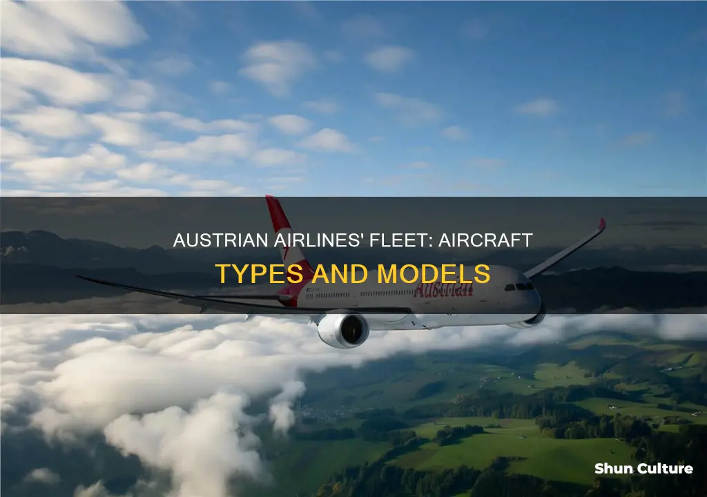 what kind of planes does austrian airlines fly