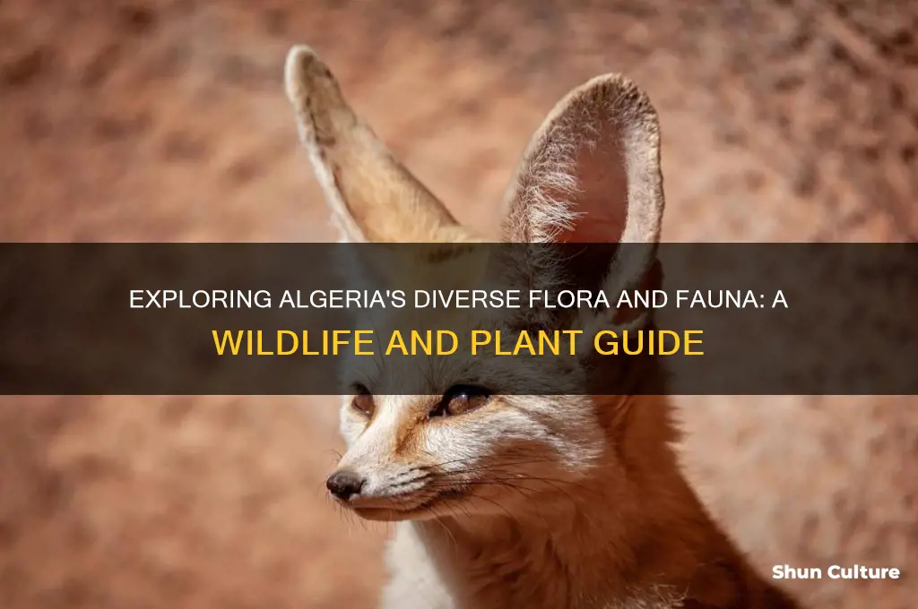 what kind of plants and animals live in algeria