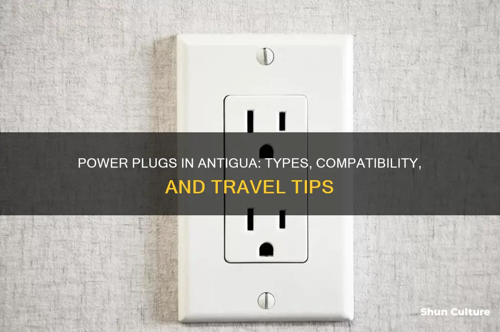 what kind of power plugs are used in antigua