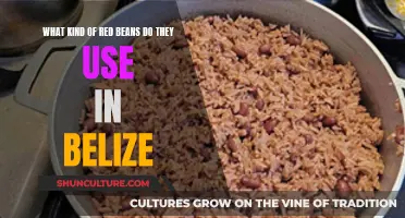 Belize's Red Bean Choice