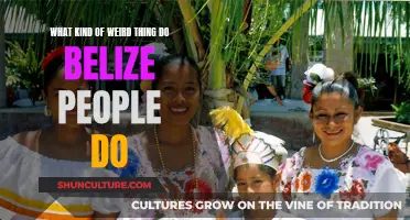 Belize's Unusual Traditions and Practices