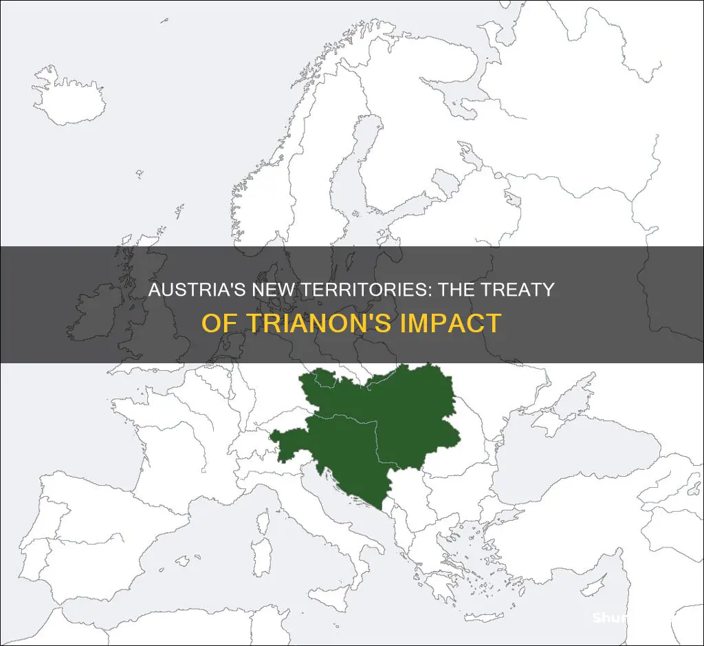 what land did austria gain from hungary in 1920