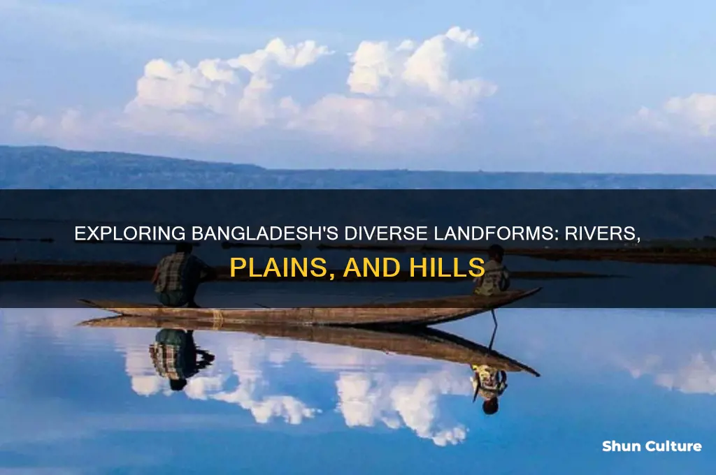 what landforms are found in bangladesh