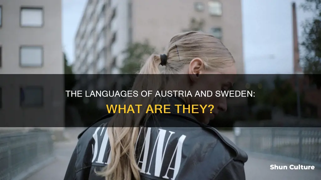 what language do austria sweden speak