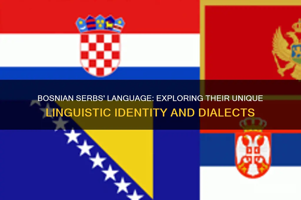 what language do bosnian serbs speak