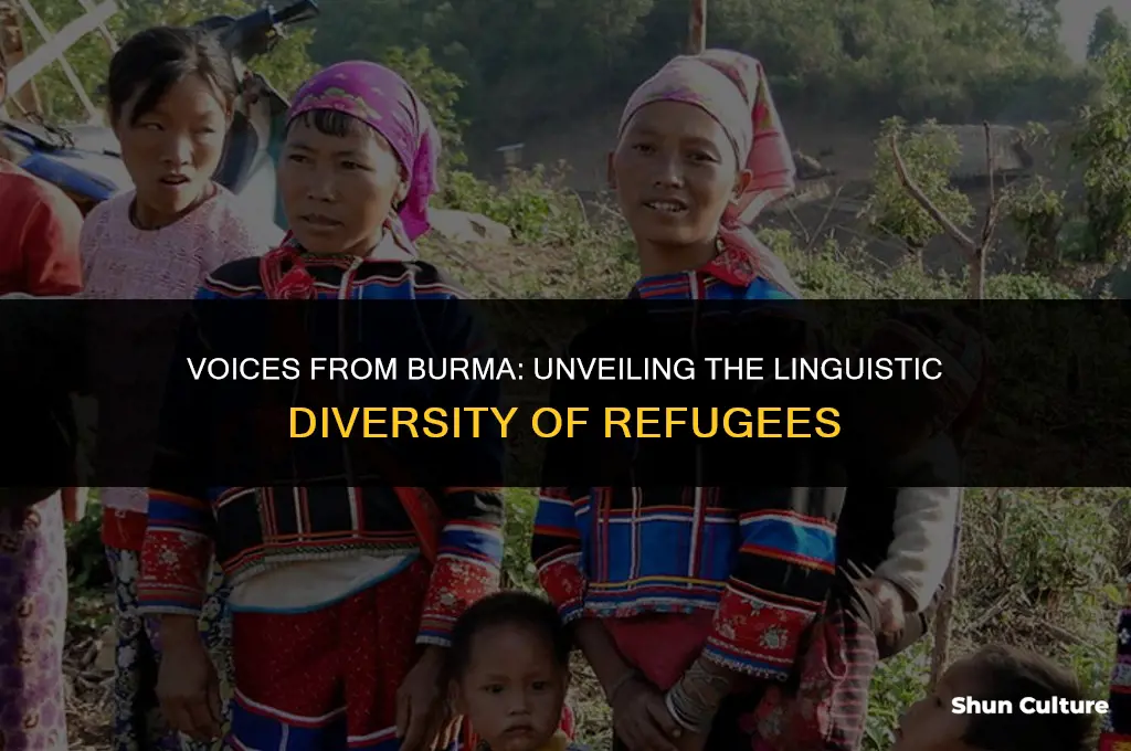 what language do refugees from burma speak