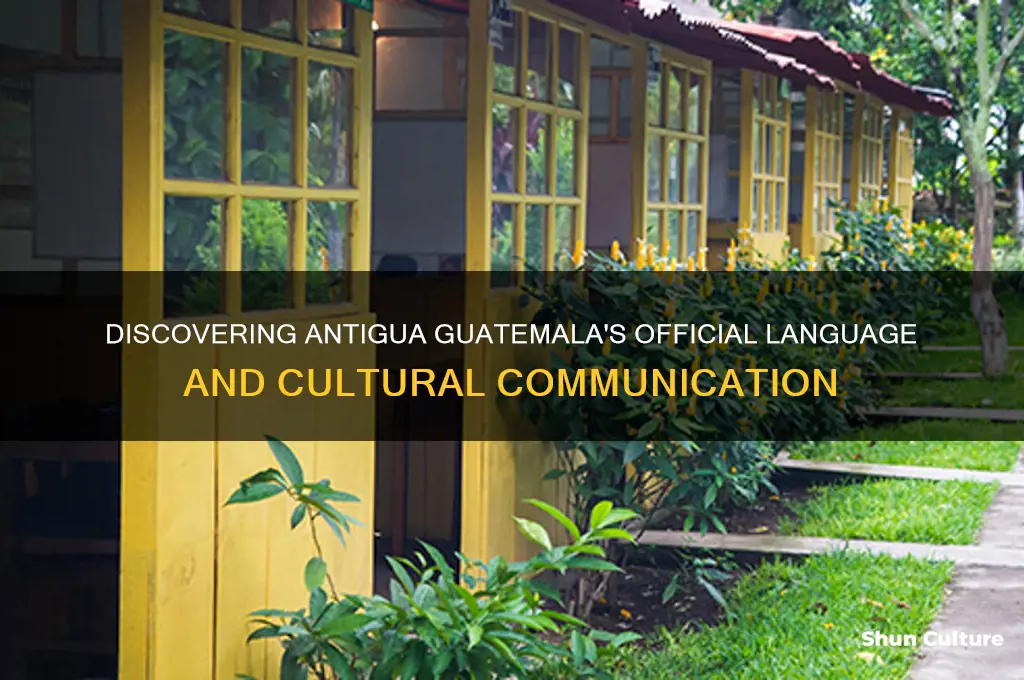 what language do they speak in antigua guatemala