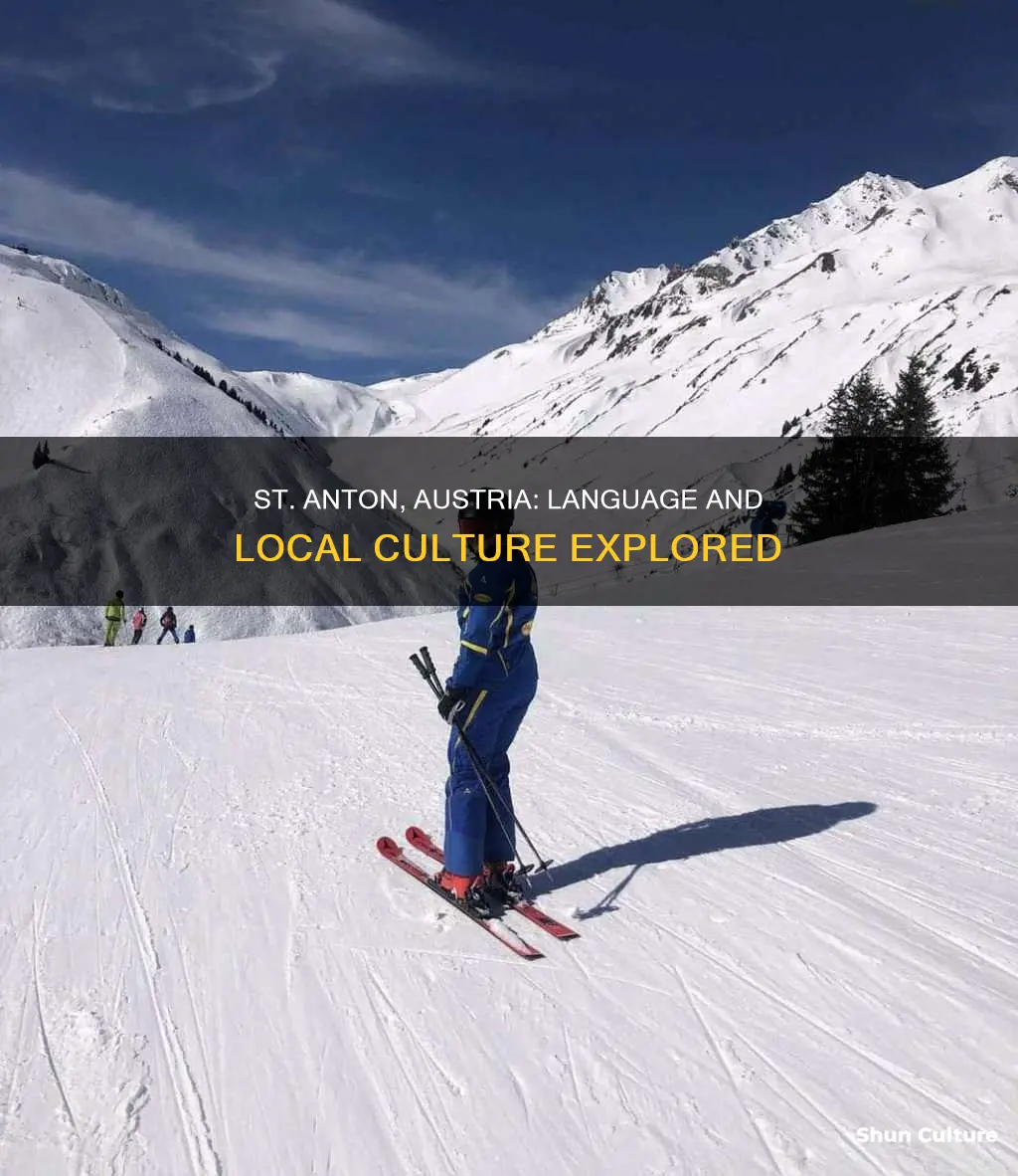 what language do they speak in st anton austria