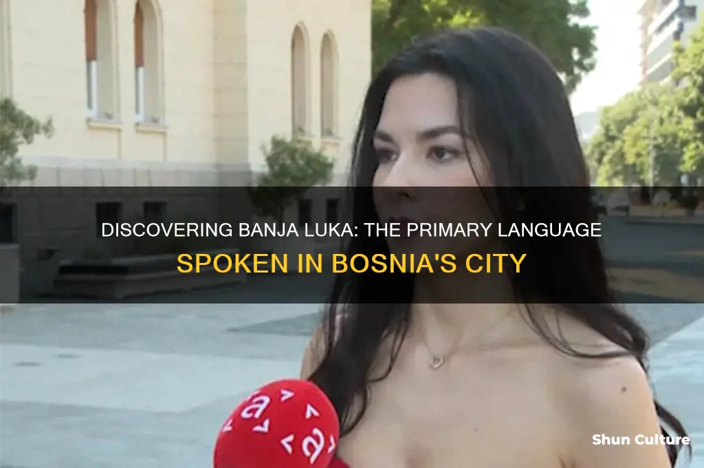 what language is spoken in banja luka bosnia