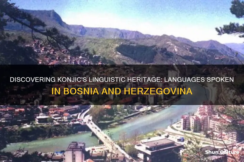 what language is spoken in konjic bosnia and herzegovina