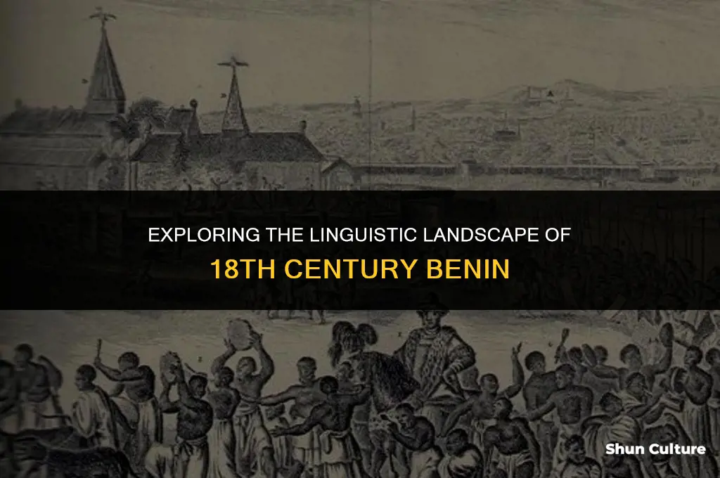 what language was spoken 18th century benin