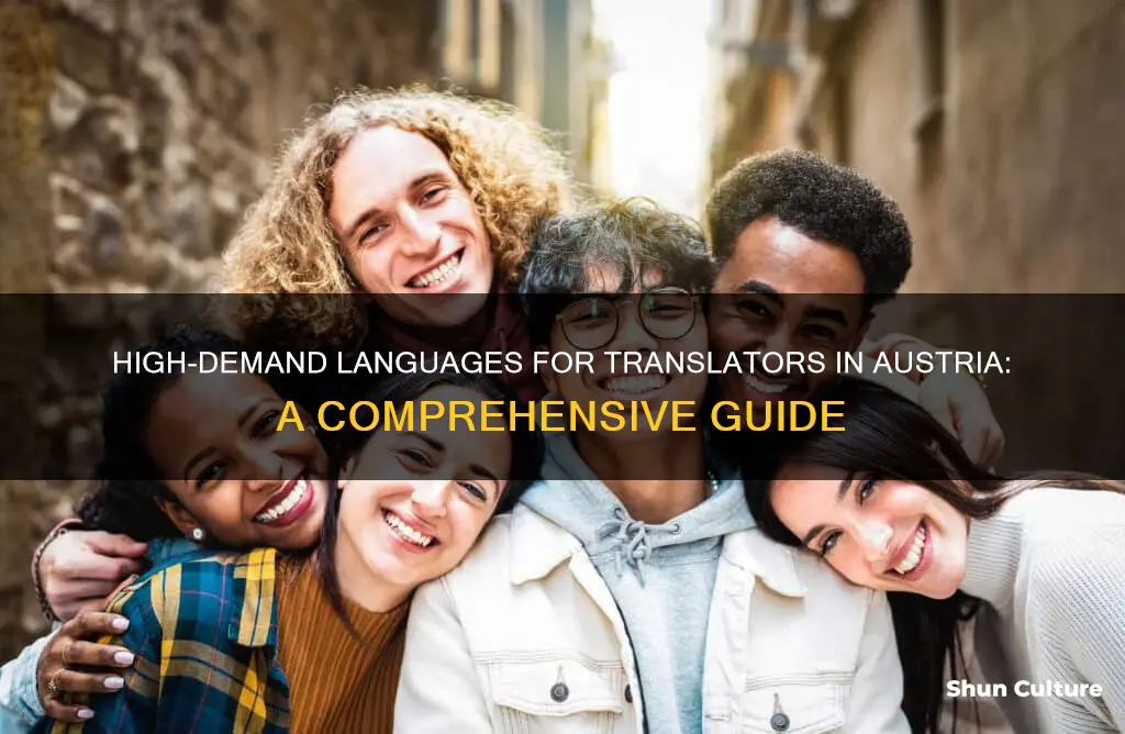 what languages are in high deemand for translators in austria