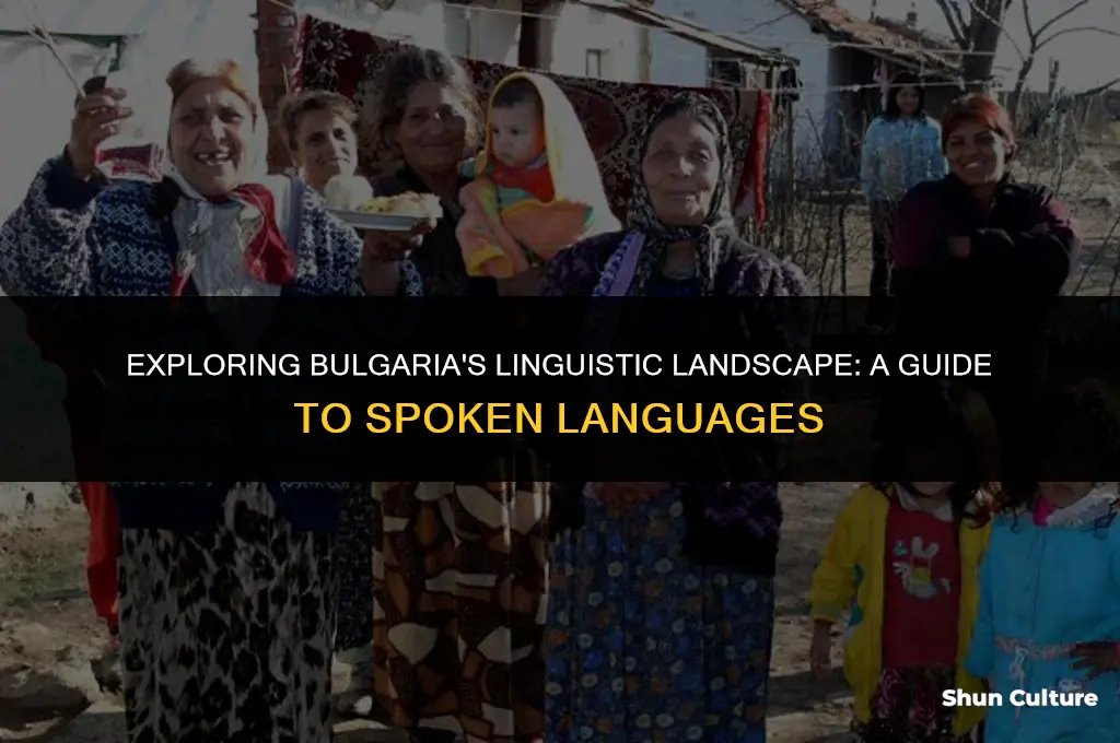 what languages are spoken in bulgaria