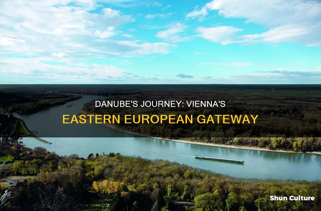 what large river in eastern europe passes through vienna austria