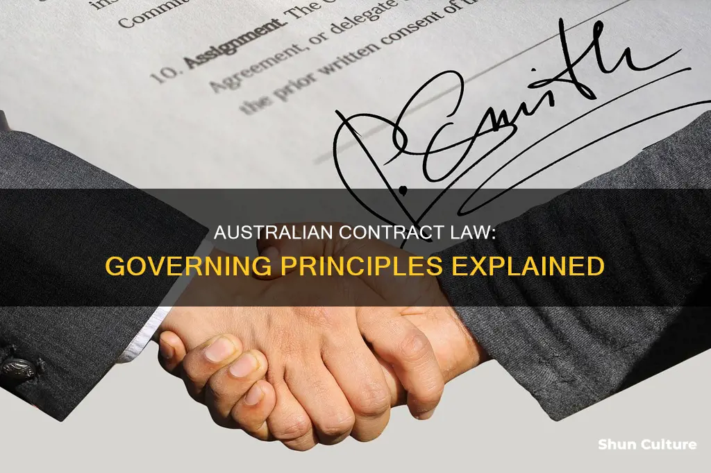 what law governs contracts in australia