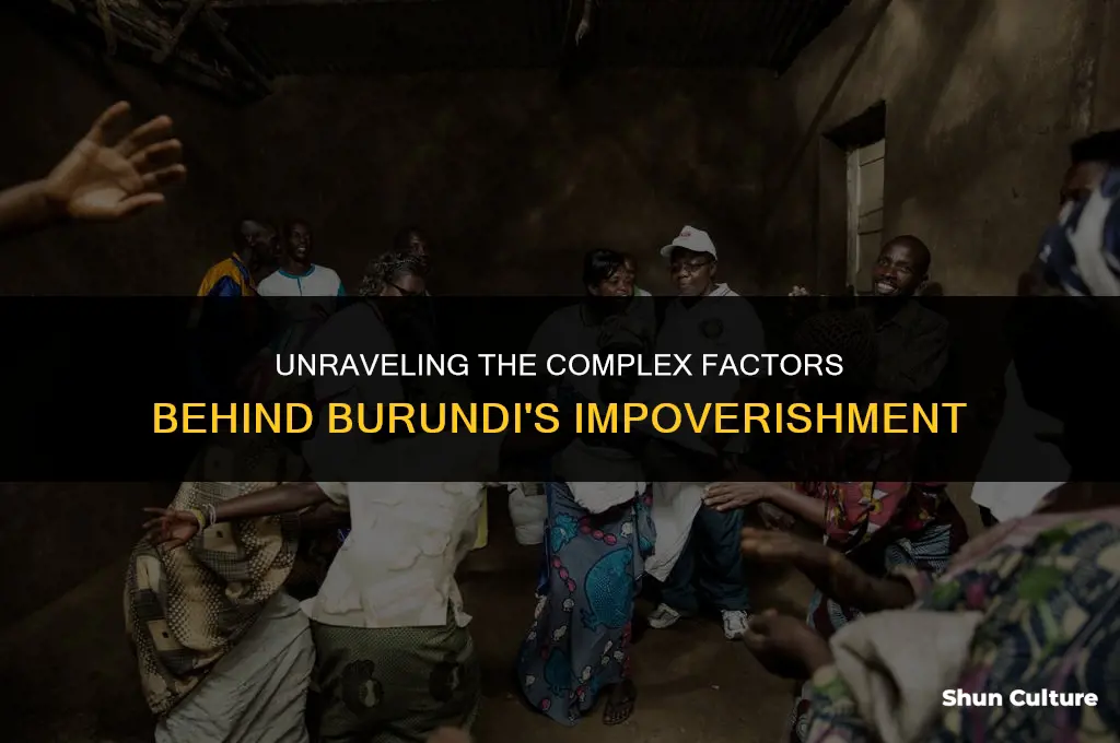 what lead to burundi being impoverished