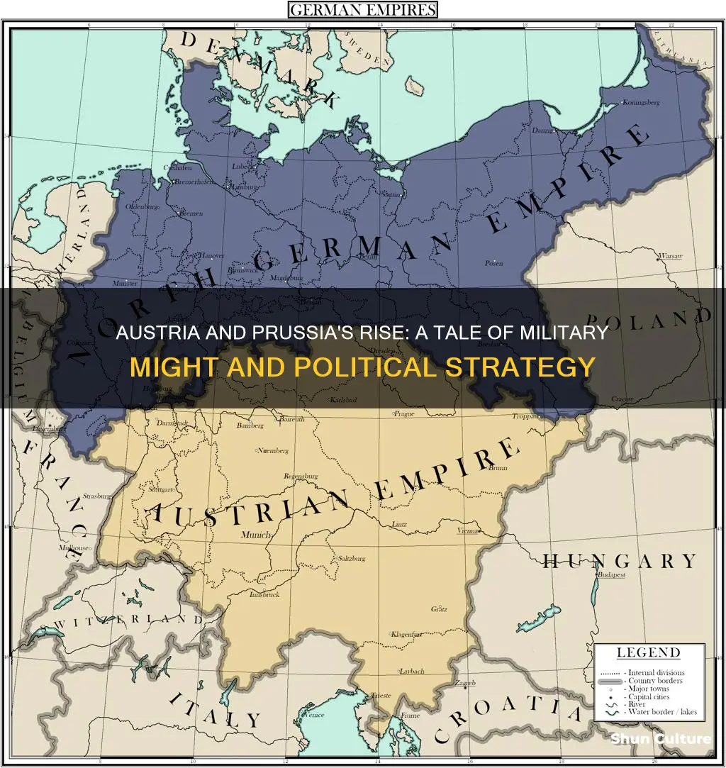 what led to the growth of austria and prussia