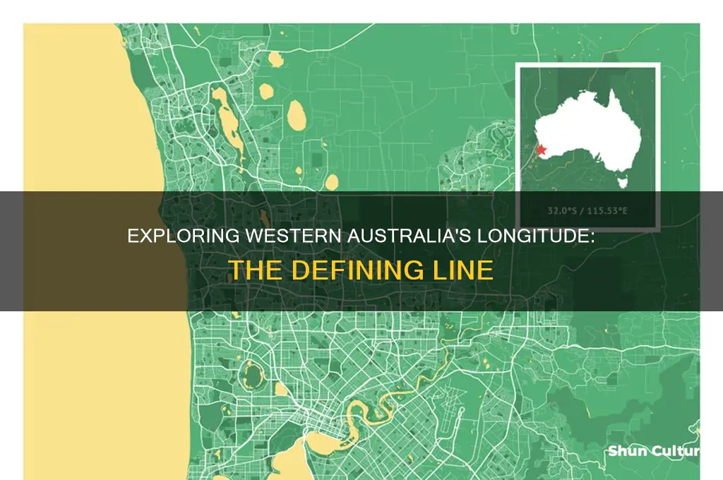what line of longitude runs through western australia