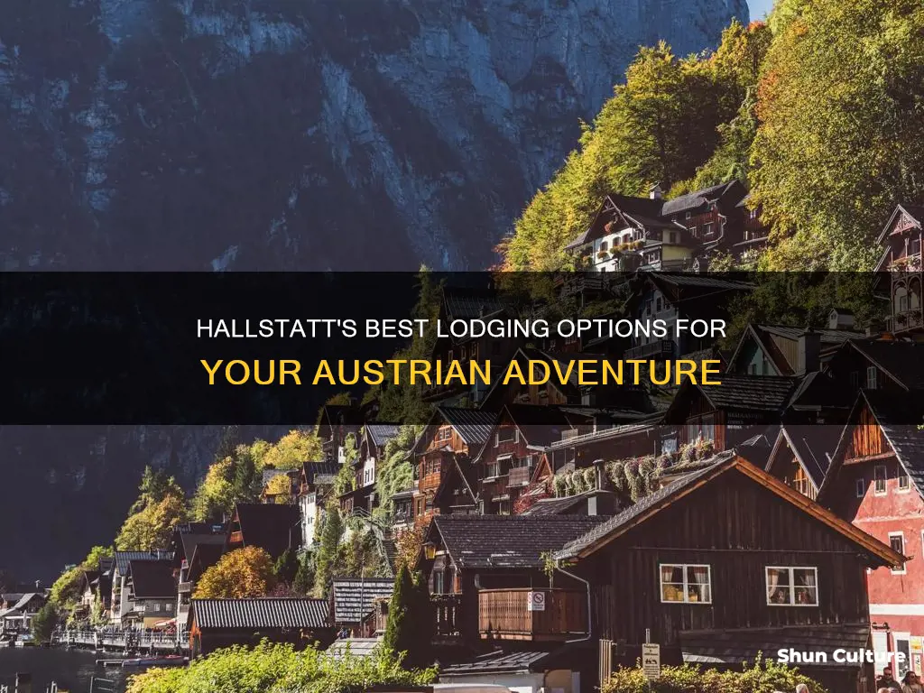 what lodging is available in hallstat austria