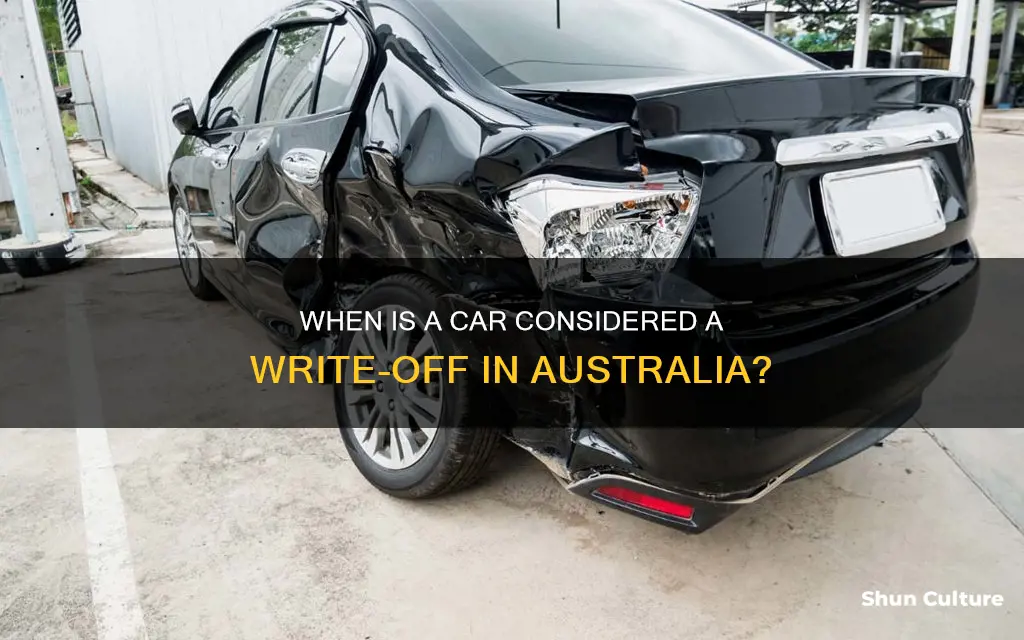 what makes a car a write off australia