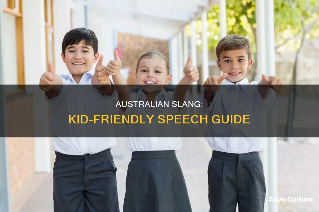 what makes an australian speech for kids