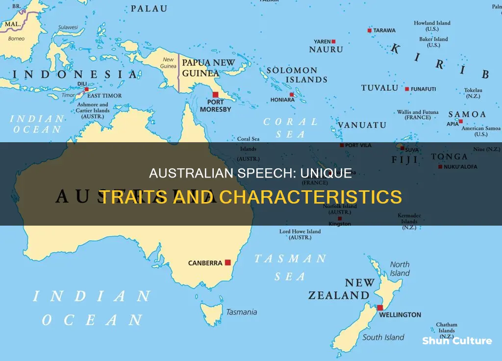 what makes an australian speech