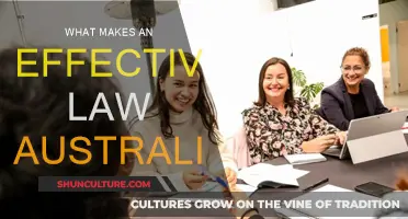 Effective Laws: Australia's Key Factors