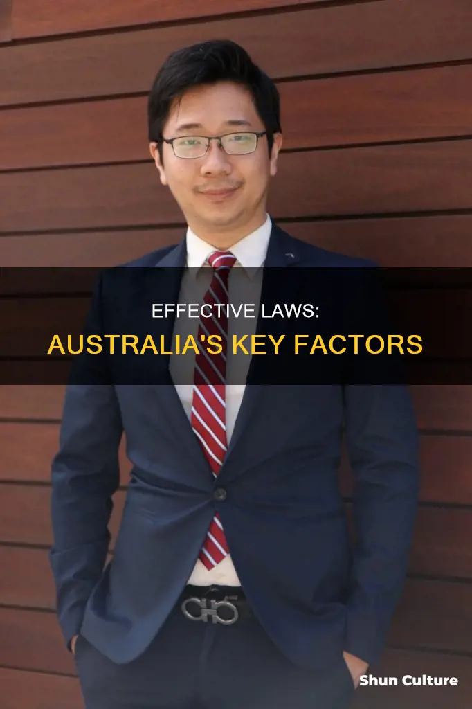 what makes an effective law australia