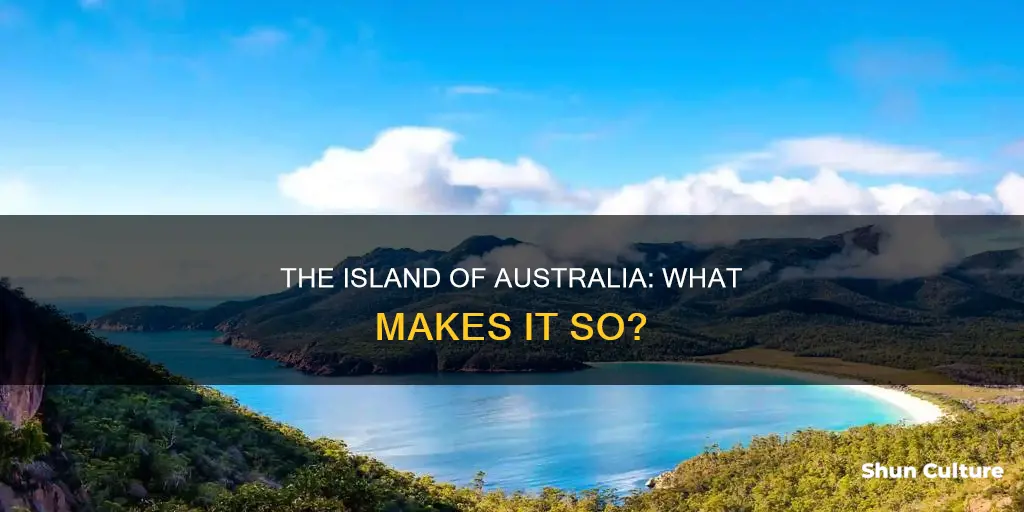 what makes australia an island