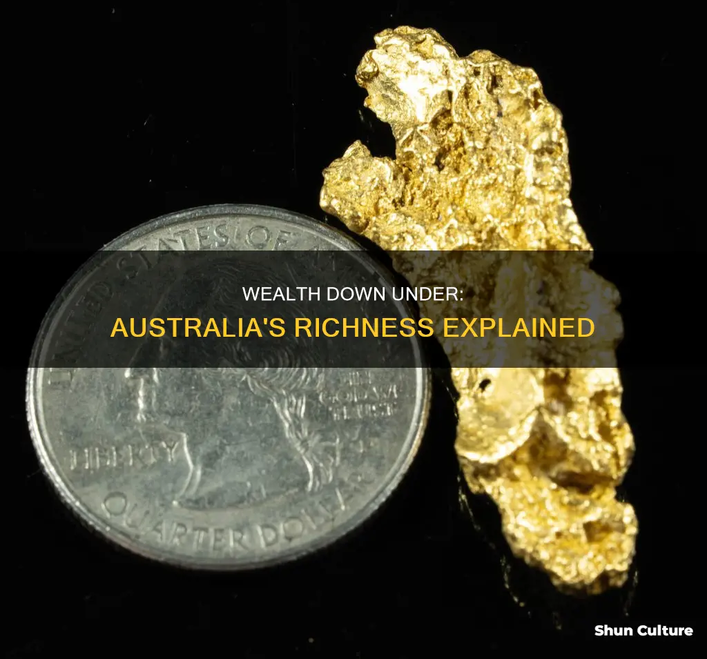 what makes australia rich